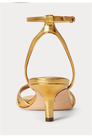 Kendyl Kttn-Sandals-Heel Sandal-Mtlc Sheep Nappa LAUREN RALPH LAUREN | Sandal | 802P10398001